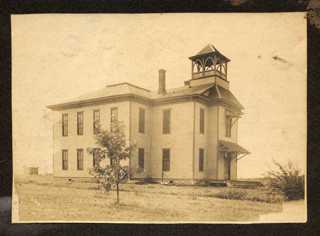 [Photo: Barclay Schoolhouse (1887), circa
1910]