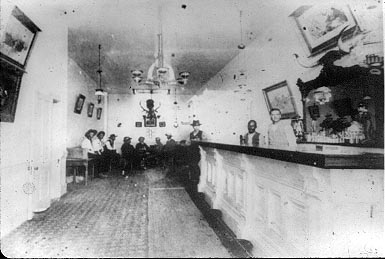 [photo: Long Branch saloon interior. All rights reserved, FCHS.]