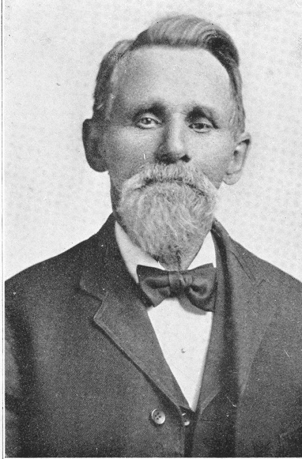 ['A.J. Anthony. One of the Old Timers of Dodge
City.' Anthony started the Ft. Hays to Ft. Dodge trail.]