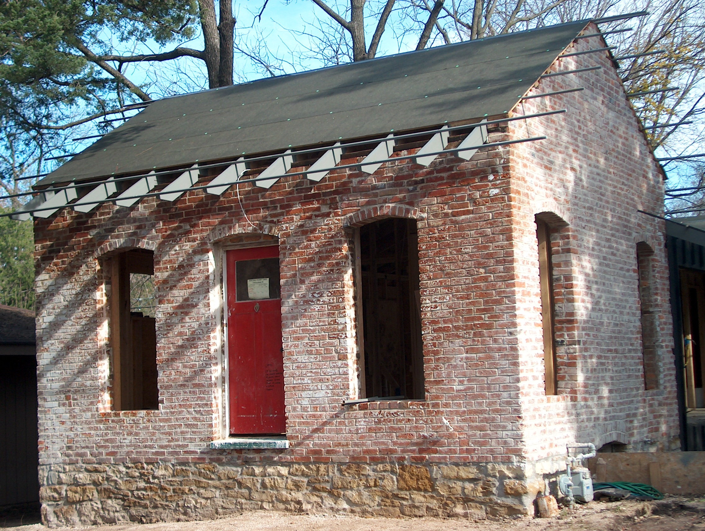 [736 Alabama St., next door to the Langston Hughes 
house 
site, Lawrence, KS. Hughes would have seen this house in his daily life.]