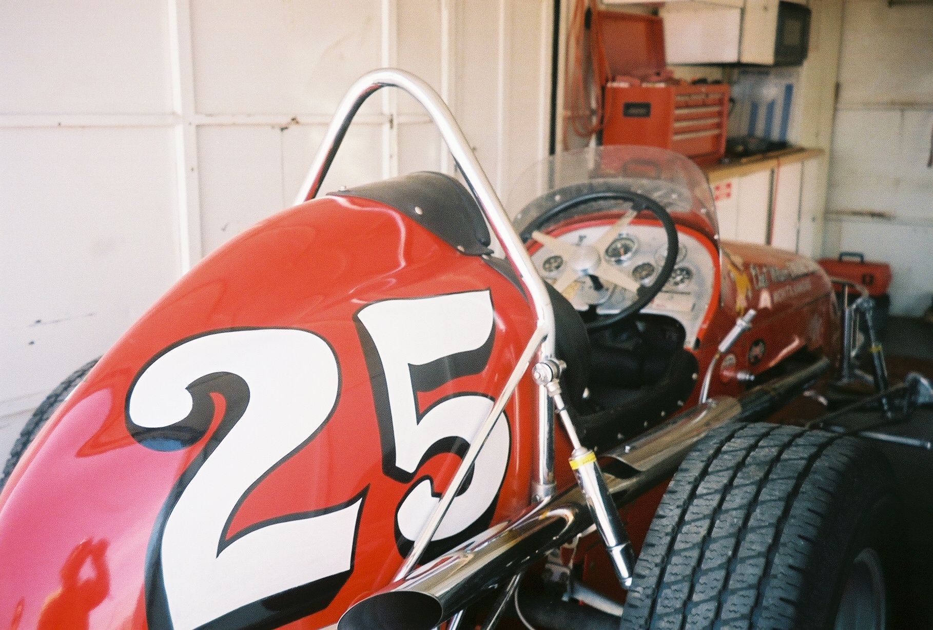 [photograph: Offy Killer, No. 25 Sprint Car, Chet Wilson, Wichita | Jetmore Motorplex | 2005 Photograph Copyright, George Laughead]